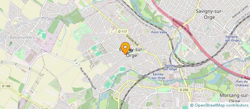 localisation de l'entreprise PANDANIMMO  EPINAY-SUR-ORGE