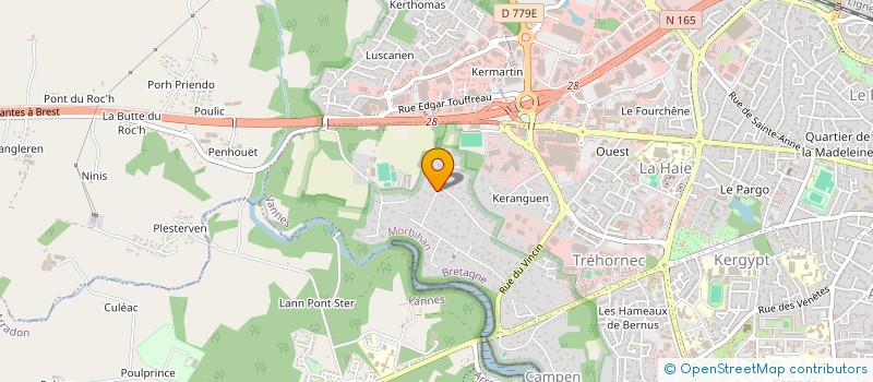 localisation de l'entreprise PANDANUS à VANNES