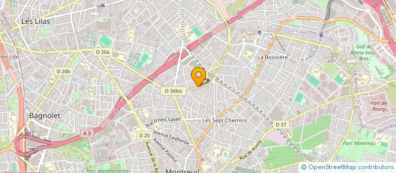 localisation de l'entreprise PANDARENT à ROMAINVILLE