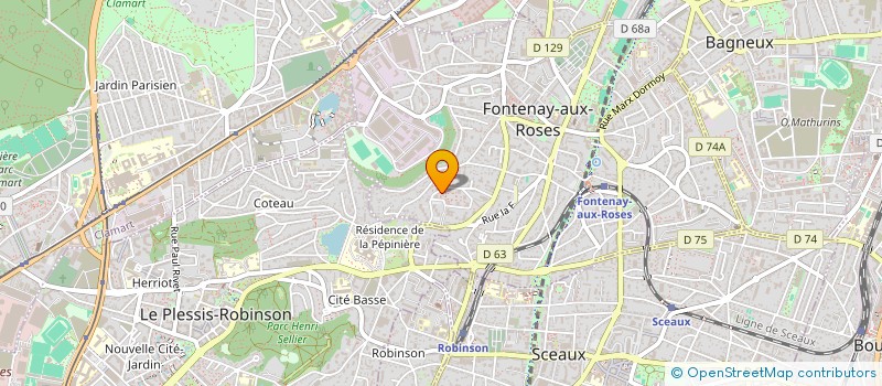 localisation de l'entreprise PANDARIA CONSULTING  FONTENAY-AUX-ROSES