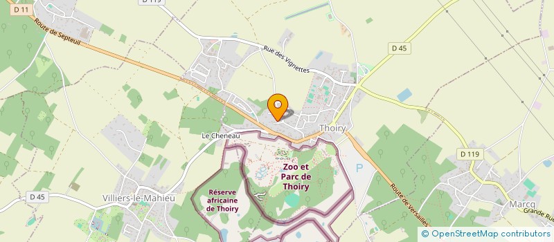 localisation de l'entreprise PANDIANI PAYSAGE  THOIRY