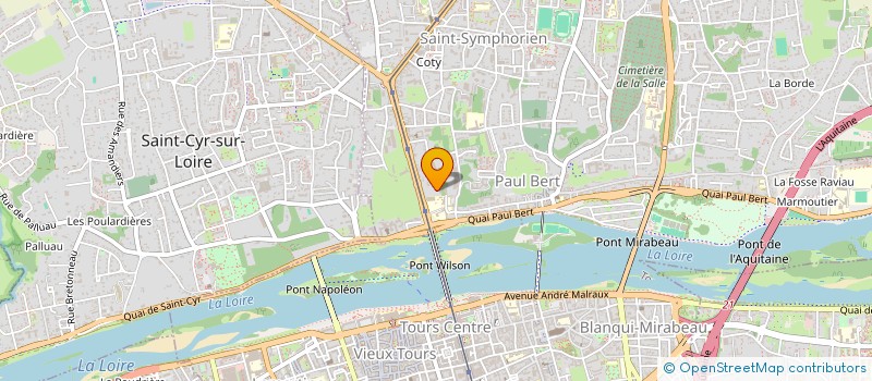 localisation de l'entreprise PANDION HALIAETUS  TOURS