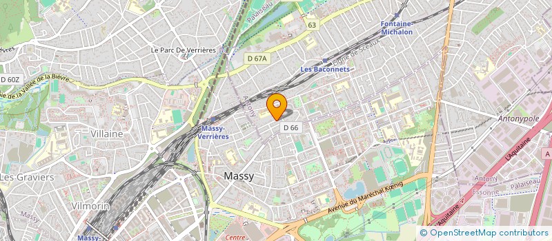localisation de l'entreprise PANDION INVEST à ANTONY