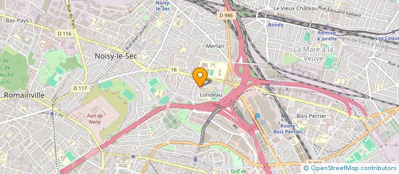 localisation de l'entreprise PANDJI NETTOYAGE à NOISY-LE-SEC