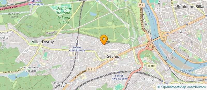 localisation de l'entreprise PANDO PATRIMOINE à SEVRES