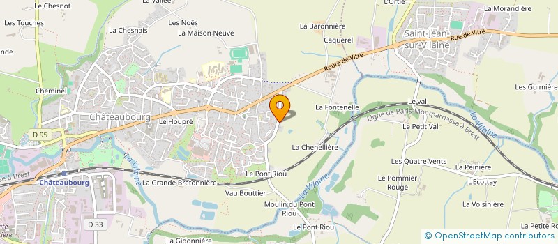 localisation de l'entreprise PANDOHRA  CHATEAUBOURG