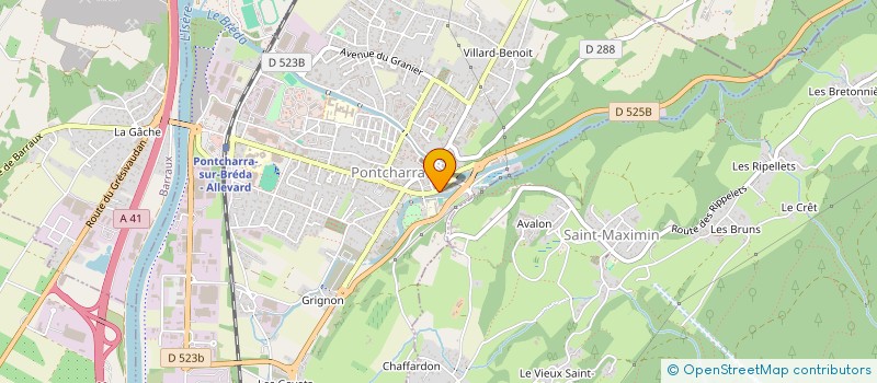 localisation de l'entreprise PANDOME IMMOBILIER  PONTCHARRA