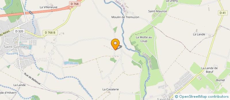 localisation de l'entreprise PANDOO VET  SAINT-GONNERY