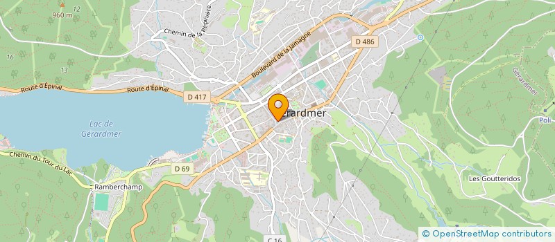 localisation de l'entreprise PANDOR & CO  GERARDMER