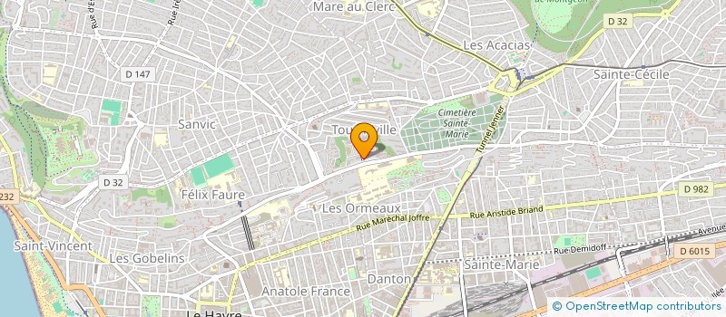 localisation de l'entreprise PANDORA à LE HAVRE