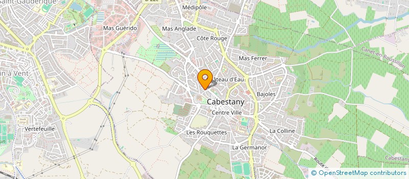 localisation de l'entreprise PANDORA  CABESTANY