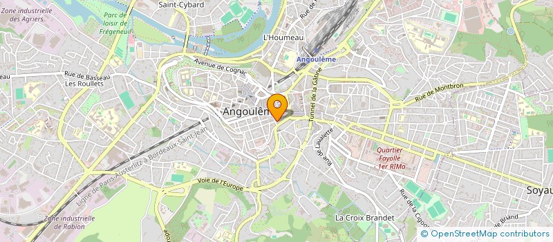 localisation de l'entreprise PANDORA à ANGOULEME