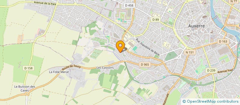 localisation de l'entreprise PANDORA MOON  AUXERRE