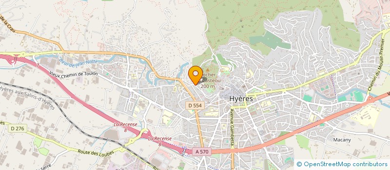 localisation de l'entreprise PANDORA PRODUCTION  HYERES