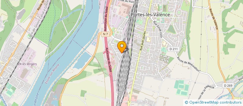 localisation de l'entreprise PANDORA SOLUTIO à PORTES-LES-VALENCE