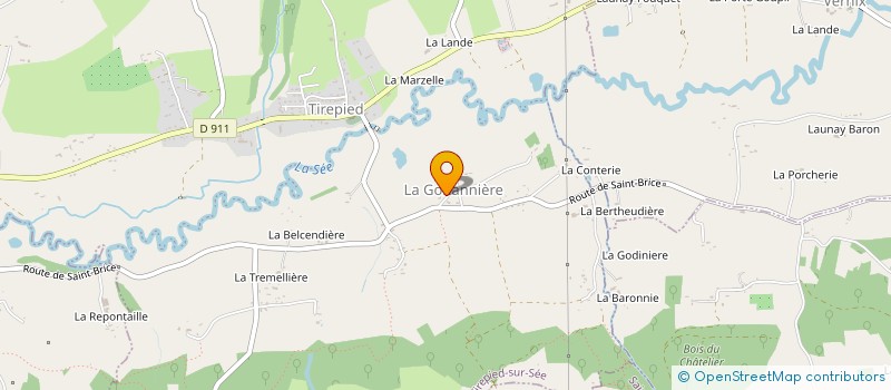 localisation de l'entreprise PANDORAMI  TIREPIED-SUR-SEE