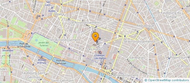 localisation de l'entreprise PANDORE à PARIS