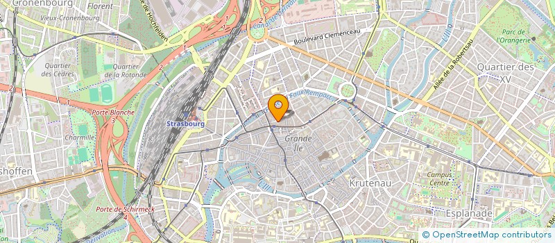 localisation de l'entreprise PANDORE  STRASBOURG