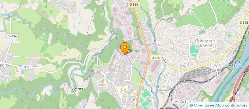 localisation de l'entreprise PANDORE KONSULTING ET SEKURITY  GIVORS