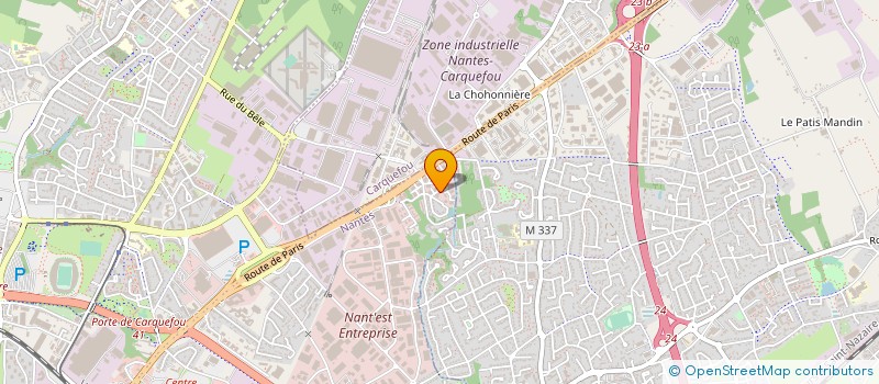 localisation de l'entreprise PANDORIA à SAINT-BREVIN-LES-PINS