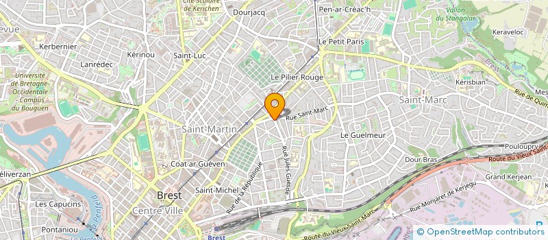 localisation de l'entreprise PANDORINE BOX à BREST