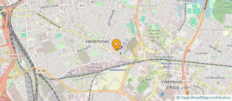localisation de l'entreprise PANDOU à LILLE