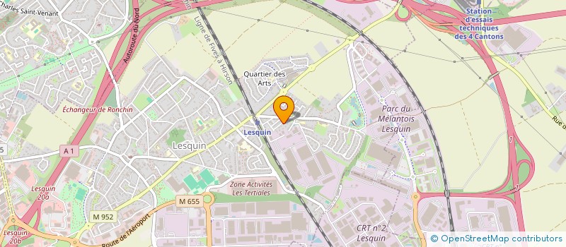 localisation de l'entreprise PANDRITEL à LESQUIN