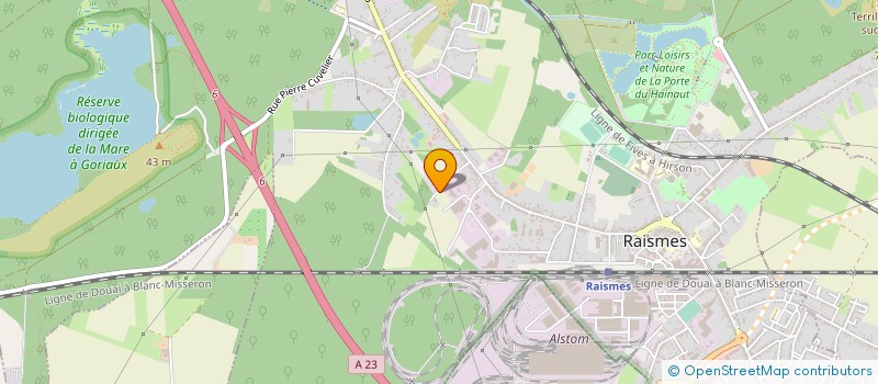 localisation de l'entreprise PANDROL à RAISMES