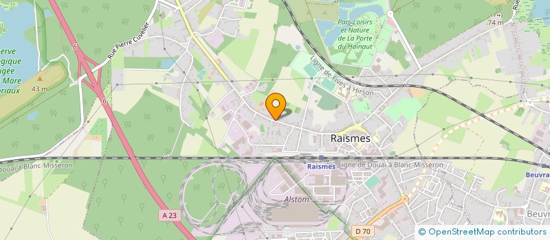 localisation de l'entreprise PANDROL RAILWELD à RAISMES