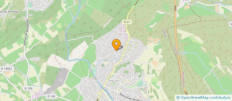 localisation de l'entreprise PANDY J.L.V.  TEYRAN