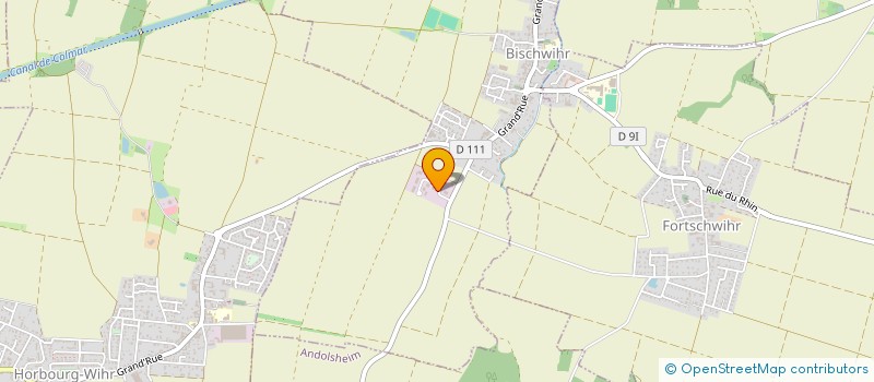 localisation de l'entreprise PANE VINO  BISCHWIHR