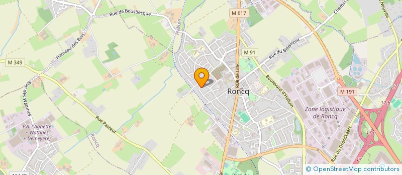 localisation de l'entreprise PANELLA INVEST à RONCQ