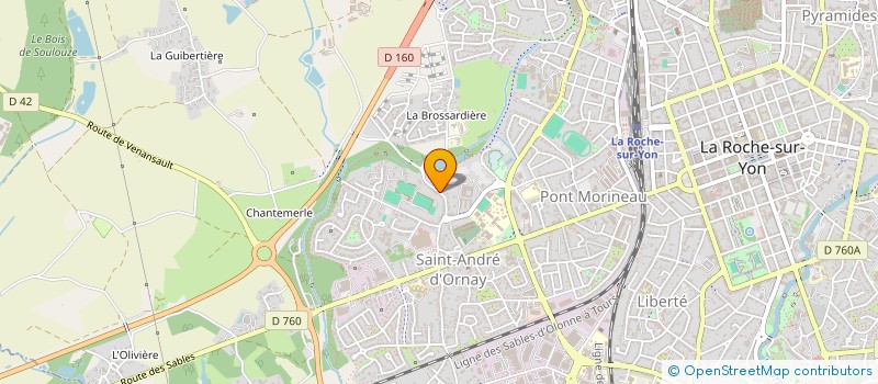 localisation de l'entreprise PANELLAN à LA ROCHE-SUR-YON