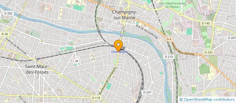 localisation de l'entreprise PANEM à SAINT-MAUR-DES-FOSSES