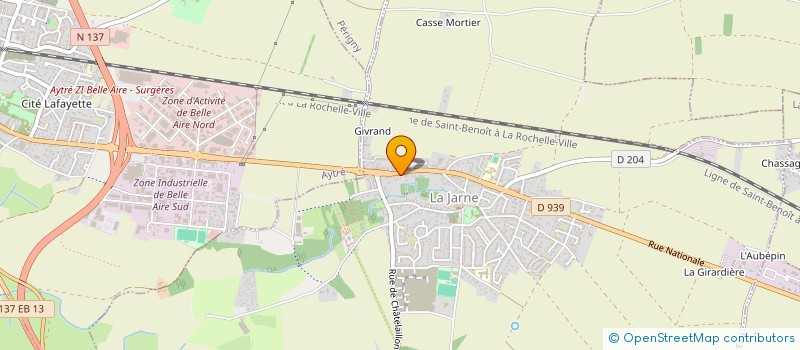 localisation de l'entreprise PANEM ET CIRCENSES HOLDING  LA JARNE