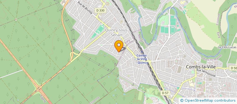 localisation de l'entreprise PANEMA  QUINCY-SOUS-SENART