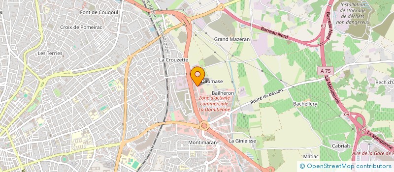 localisation de l'entreprise PANENA  BEZIERS