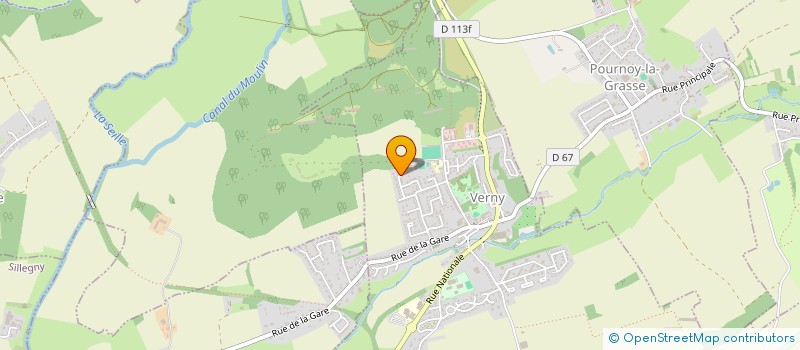 localisation de l'entreprise PANENMA  VERNY