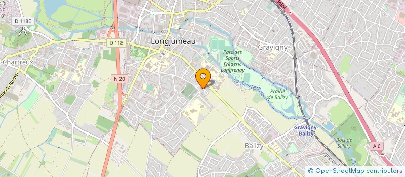 localisation de l'entreprise PANETO COMERCIAL SARL à LONGJUMEAU