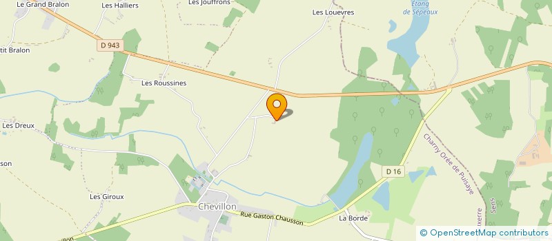 localisation de l'entreprise PANETTERIE à CHARNY OREE DE PUISAYE