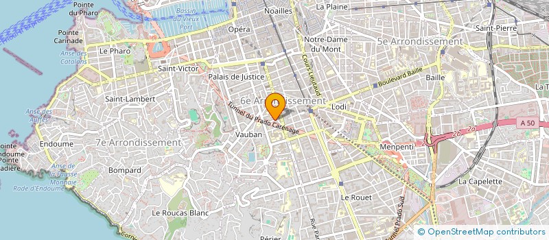 localisation de l'entreprise PANEYRON  MARSEILLE