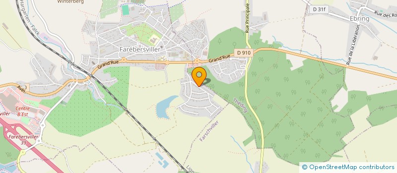 localisation de l'entreprise PANEZZO  THEDING