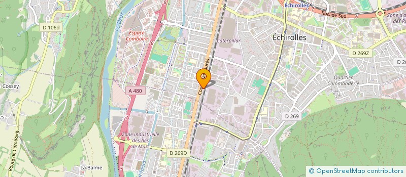 localisation de l'entreprise PANFLY  ECHIROLLES