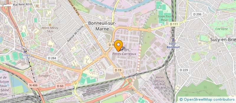 localisation de l'entreprise PANG FRANCE SA  BONNEUIL-SUR-MARNE