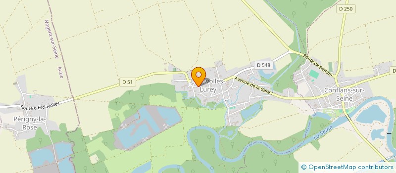 localisation de l'entreprise PANGAUT - MARCHAND  ESCLAVOLLES-LUREY