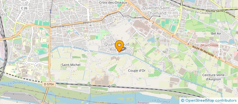 localisation de l'entreprise PANGEA IMMO  AVIGNON