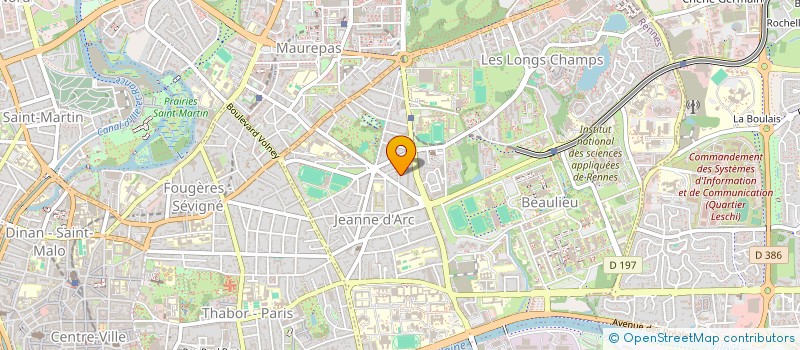 localisation de l'entreprise PANGEE 2.00 à RENNES