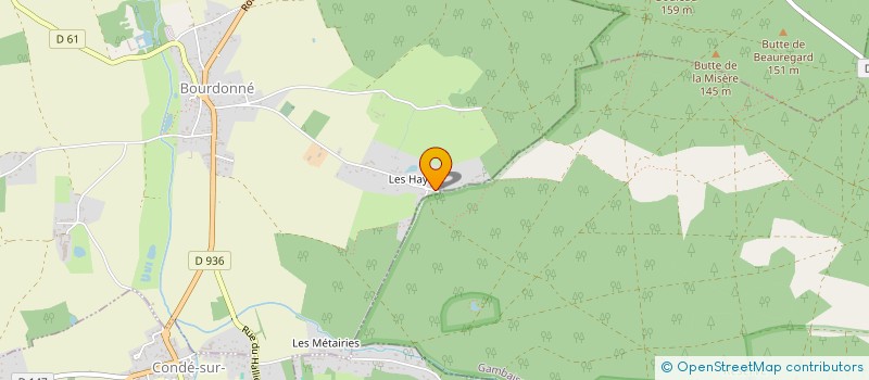 localisation de l'entreprise PANGEE  BOURDONNE