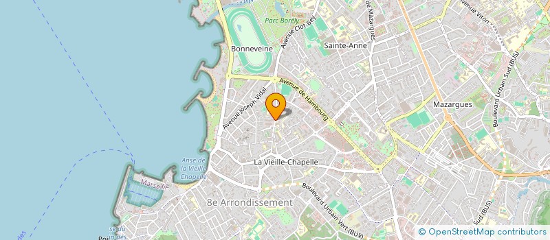 localisation de l'entreprise PANGEE à MARSEILLE