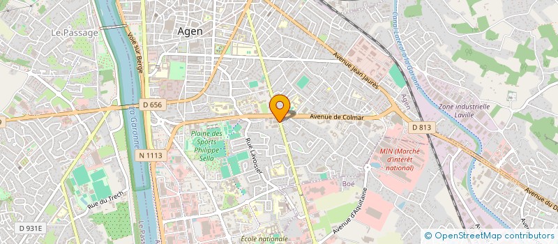 localisation de l'entreprise PANGEO-RESEAUX à BON-ENCONTRE